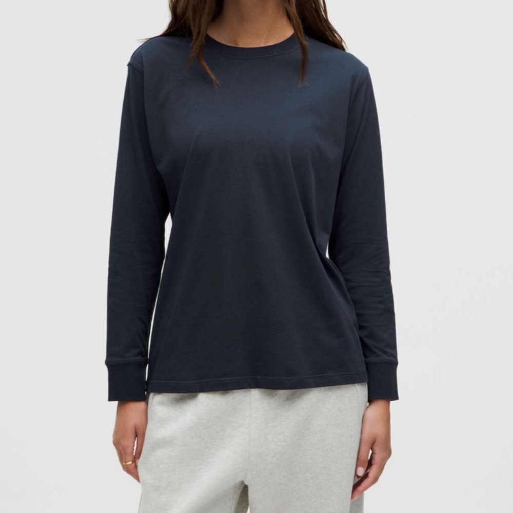 NWT Lululemon All Yours Long-Sleeve Shirt True Navy Size 6
